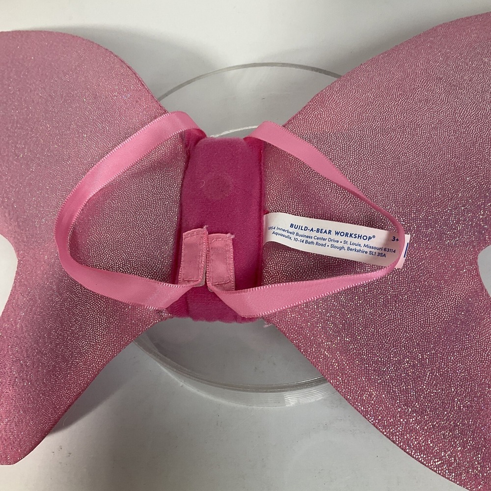 Build a Bear Pink Fairy Butterfly‎ Bear With Wings 15" Soft Stuffed Plush BAB - Picture 16 of 16